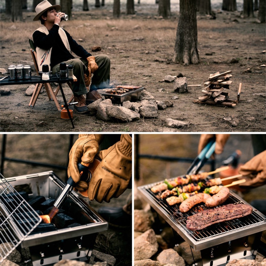 Naturehike (Wild Valley) Stainless Steel Folding Grill Grilled Net
