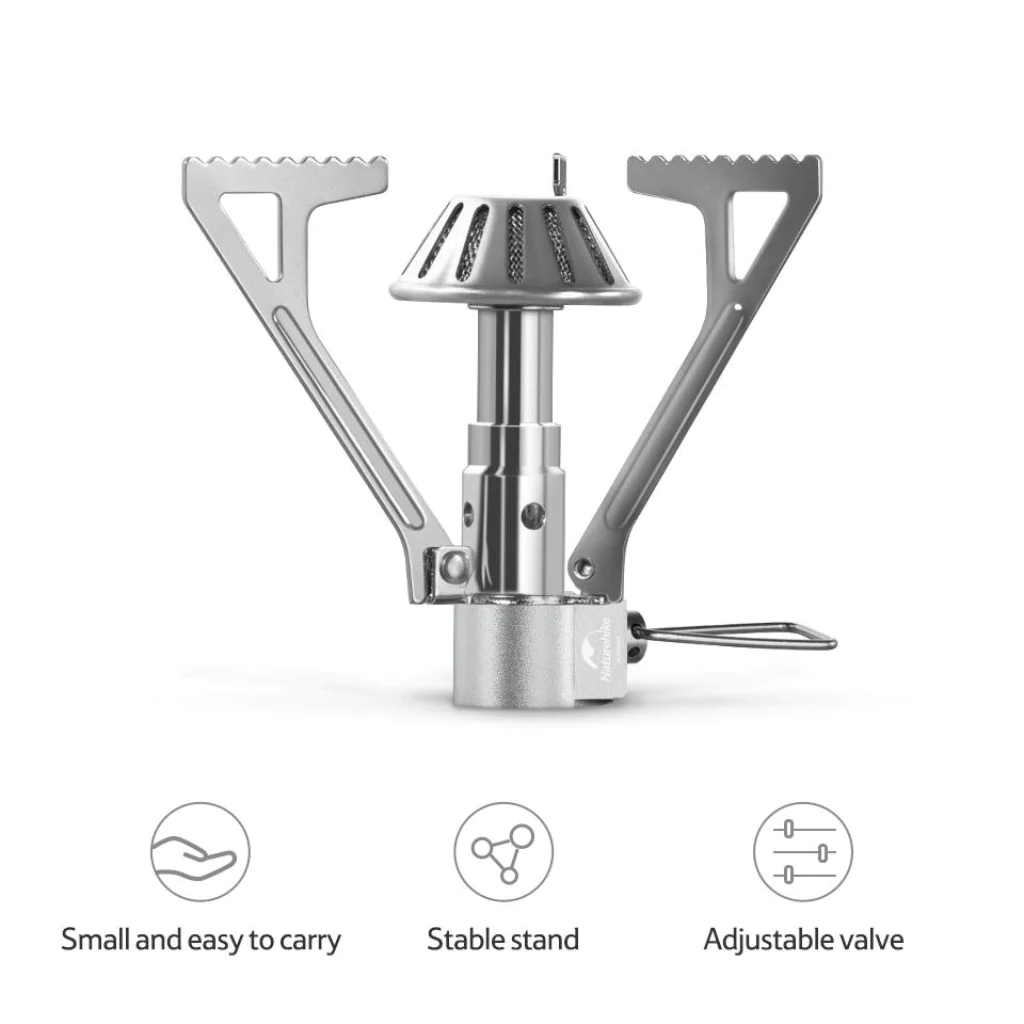 Naturehike Mini Folding Camping Stove Silver