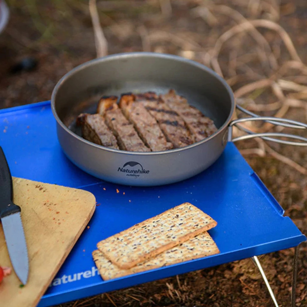 Naturehike TJP02 Outdoor Titanium Frying pan-9H (150MM）