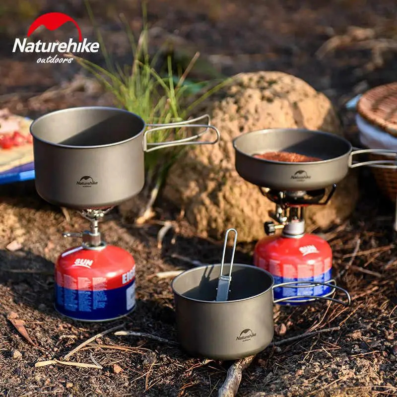 Naturehike TJP02 Outdoor Titanium Frying pan-9H (150MM）