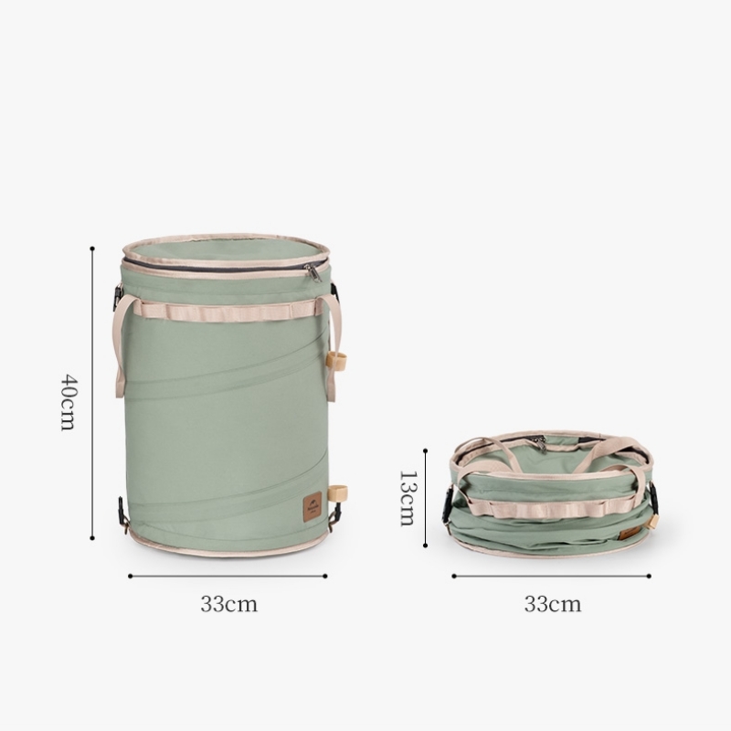 Naturehike Folding Storage Round Bucket Green 30L