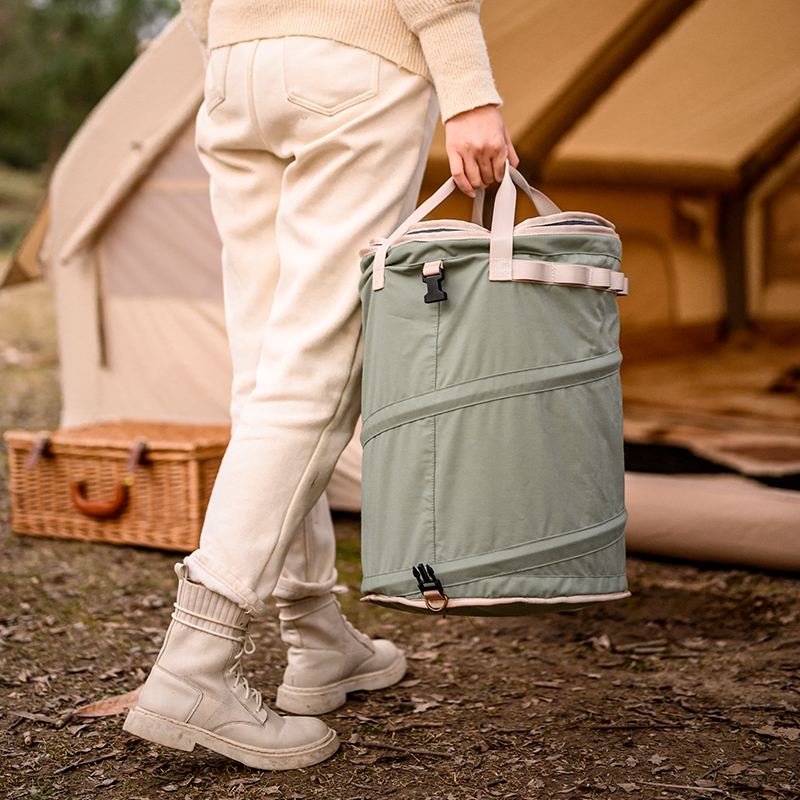 Naturehike Folding Storage Round Bucket Green 30L