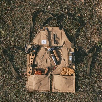 Naturehike Canvas-outdoor Camping Apron Camouflage