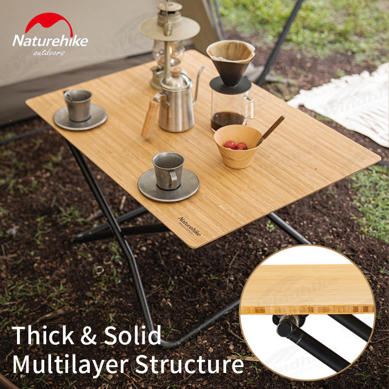 Naturehike Large Outdoor Bamboo Table (TX) Bamboo