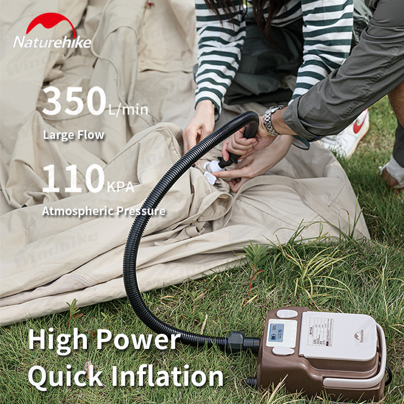 Naturehike Outdoor Inflatable Pump Brown