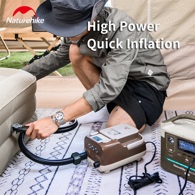 Naturehike Outdoor Inflatable Pump Brown