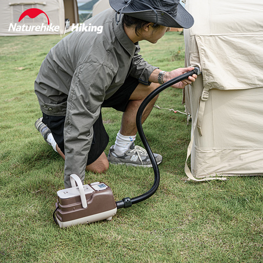 Naturehike Outdoor Inflatable Pump Brown