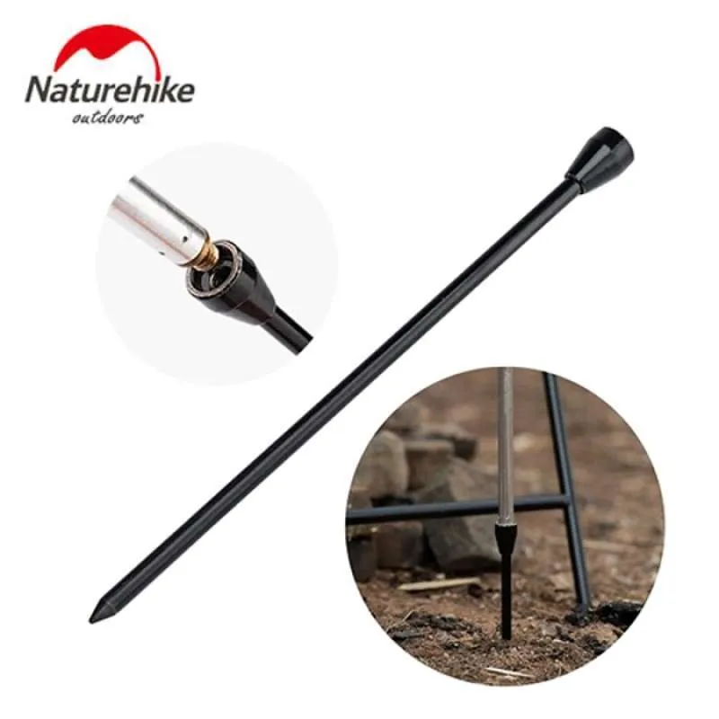 Naturehike Outdoor Lamp Holder Nail Black