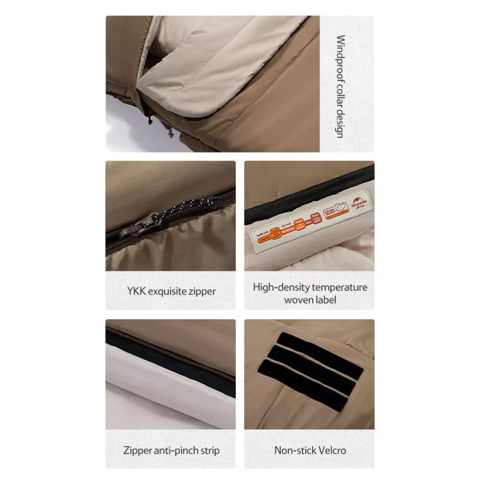 Naturehike Double Sleeping Bag Brown