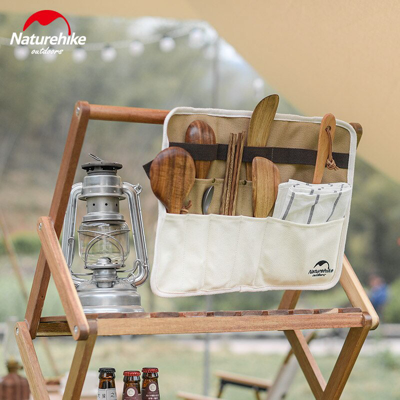 Naturehike Canvas Tableware Storage Bag Camel