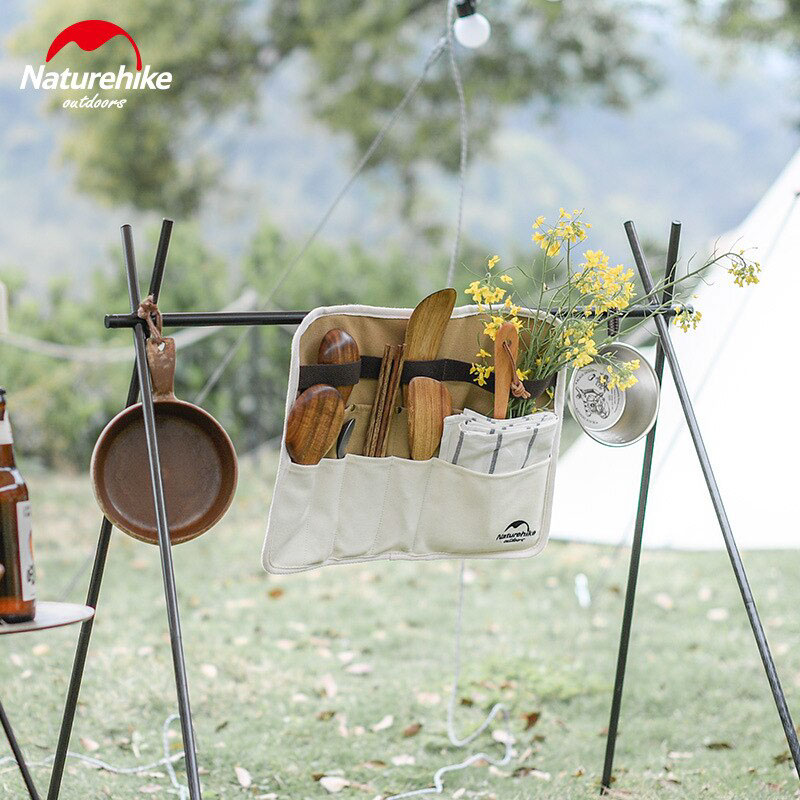 Naturehike Canvas Tableware Storage Bag Camel