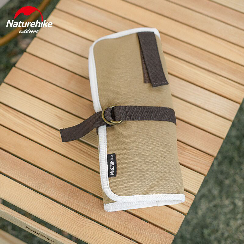 Naturehike Canvas Tableware Storage Bag Camel