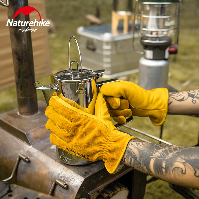 Naturehike GP-01 Leather Work Gloves Yellow Xl