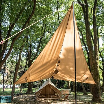 Naturehike Pleased-cotton Square Canopy Without Pole Green
