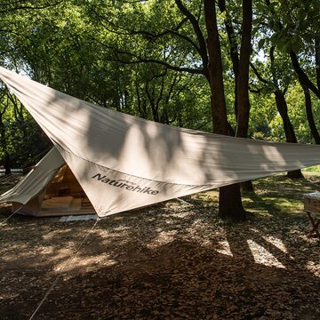 Naturehike Pleased-cotton Square Canopy Without Pole Green