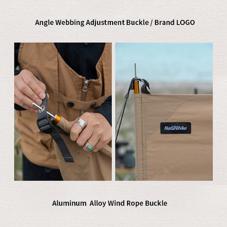 Naturehike FAD-outdoor Beach Windscreen Brown