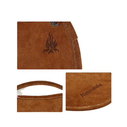 Naturehike Leather Thermal Insulation Glove Pad Brown