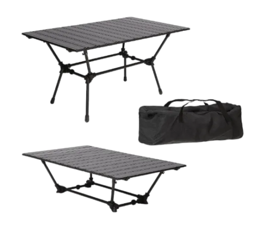 Naturehike FT12 Adjustable Height Aluminum Alloy Table Black