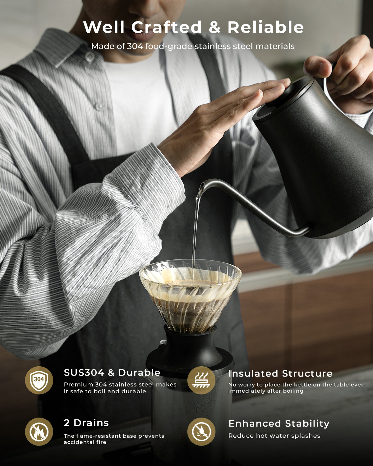 EPEIOS Humming Bird Series (EPCP001)Coffee Kettle