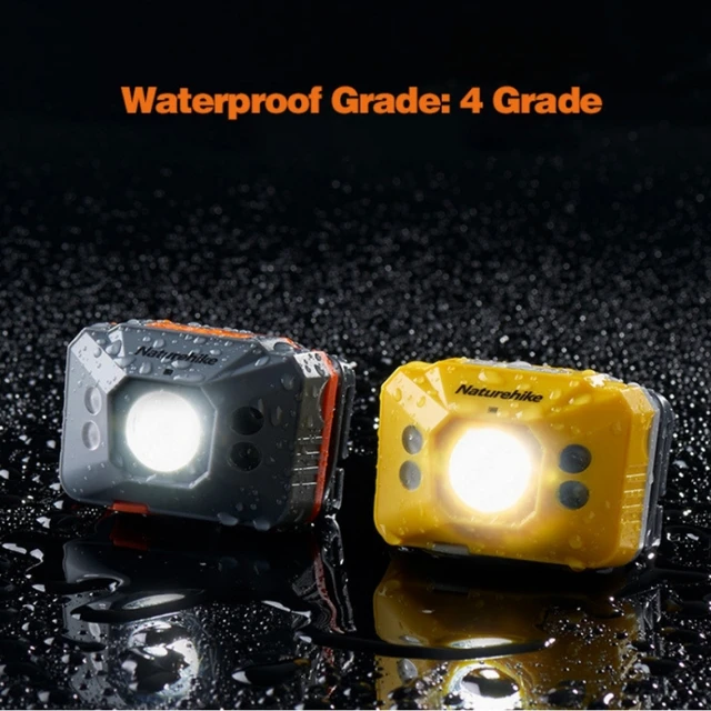 Naturehike NH17G025-D Headlamp Rechargeable Sensor Outdoor Headlamp Gray
