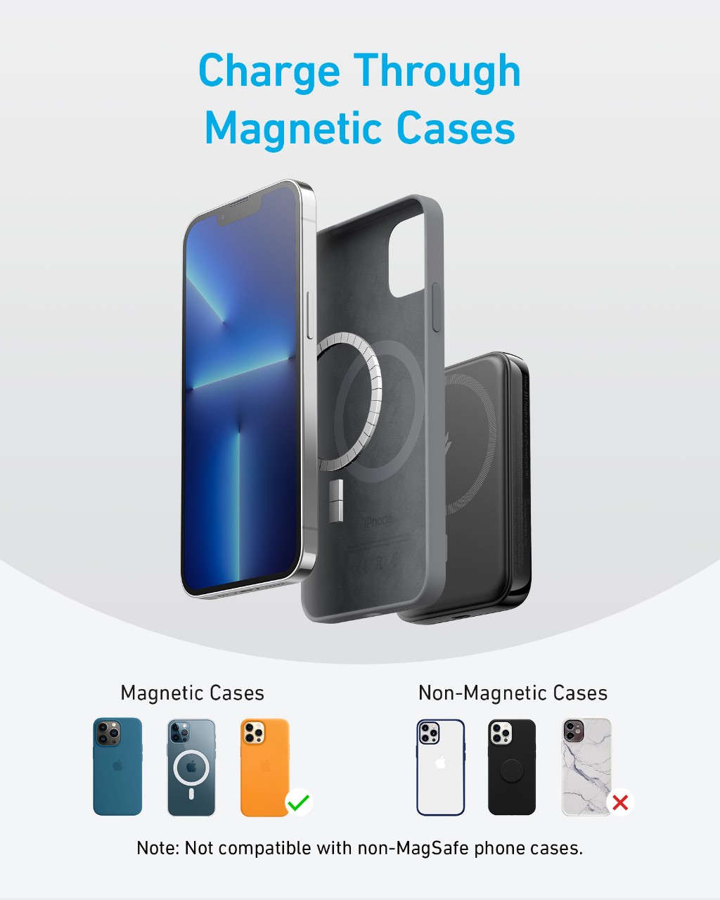 Anker 321 Magnetic Battery (MagGo) 5K -Black