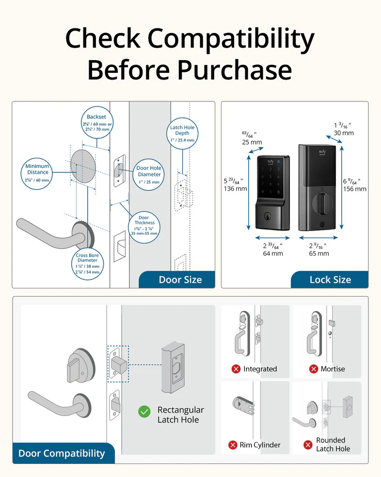 Eufy Smart Lock C234 -Black