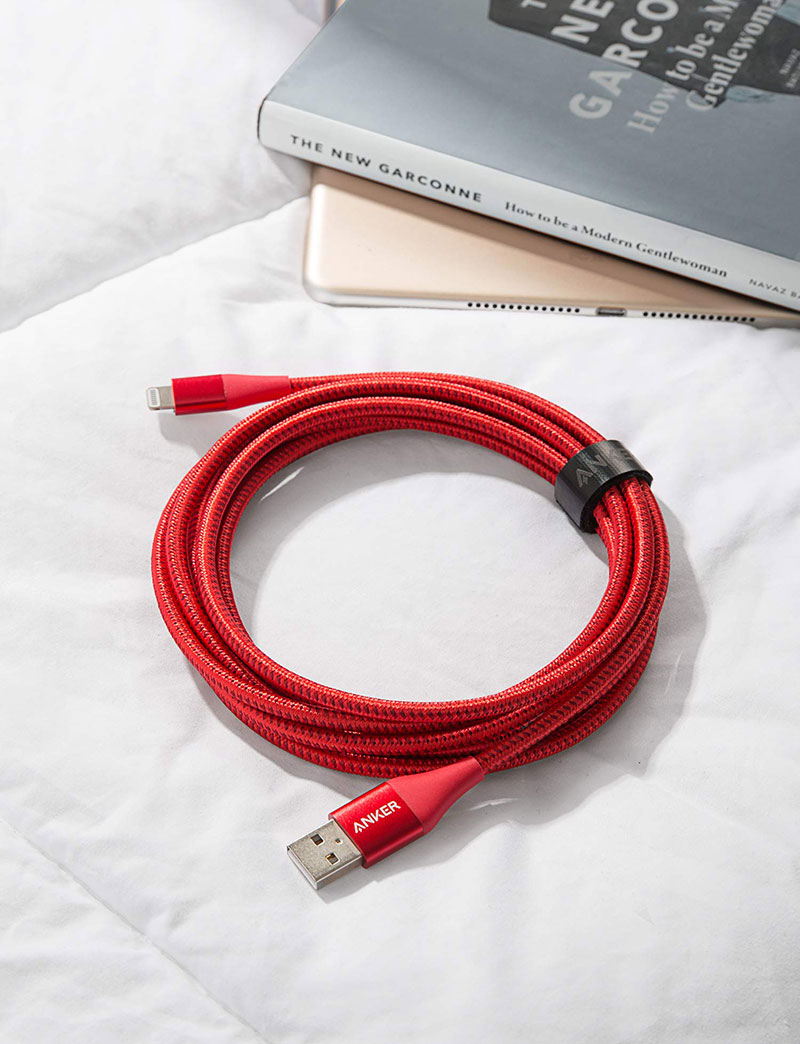 Anker PowerLine+ II Lightning (3m/10ft) C89 -Red