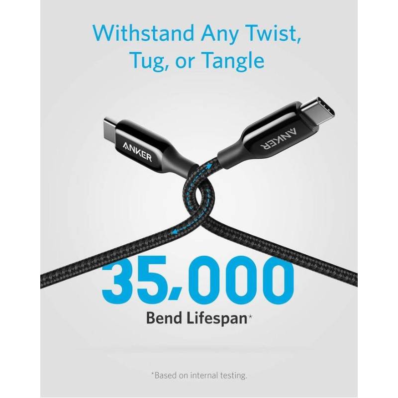 Anker PowerLine + III USB-C to USB-C (1.8m) -Black