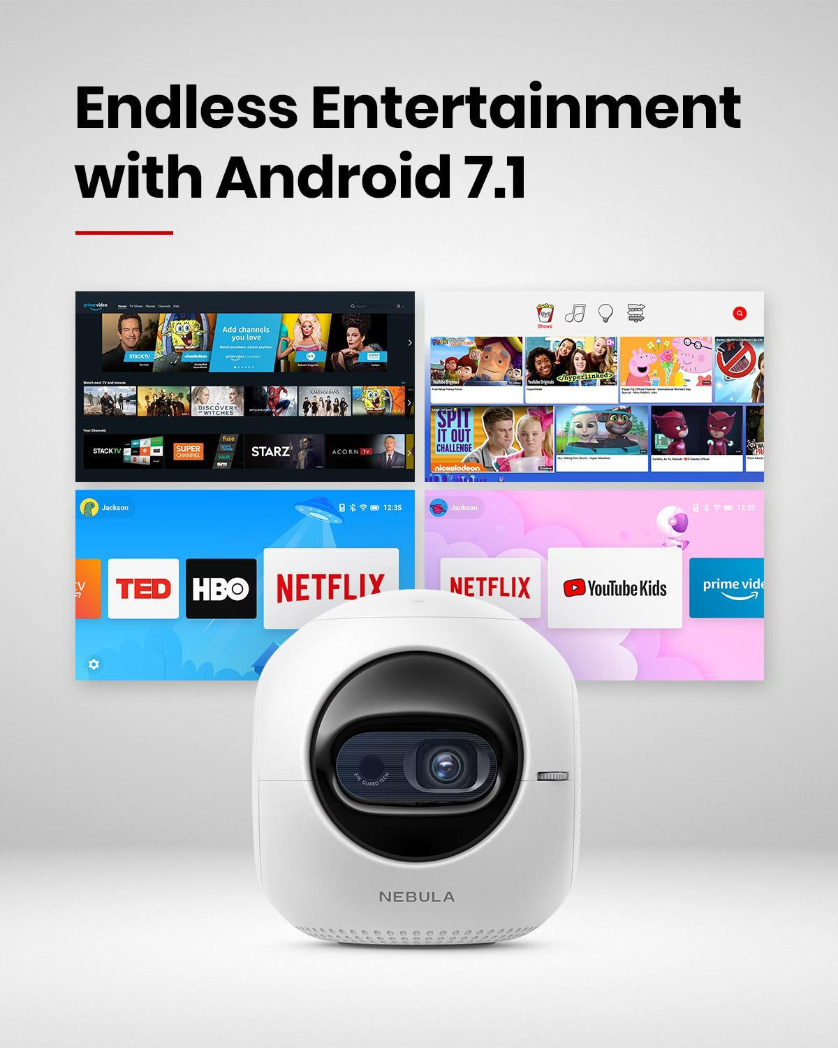 Nebula Astro Mini Portable Projector - White
