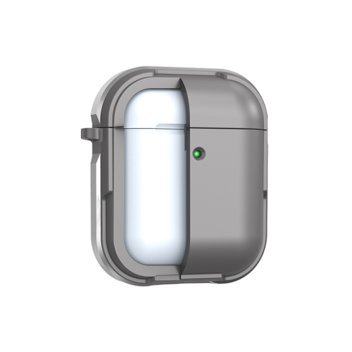 Wiwu Defense Armor Strong Metal Ultimate Protection Case For Airpods - Grey