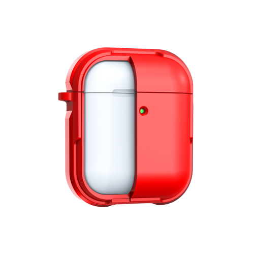Wiwu Defense Armor Strong Metal Ultimate Protection Case For Airpods - Red