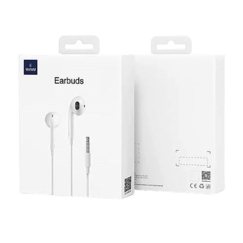 Wiwu Universal 3.5mm Audio Earbuds - White