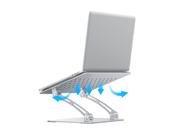 Wiwu S700 Erognomic Adjustable Laptop Stand - Silver