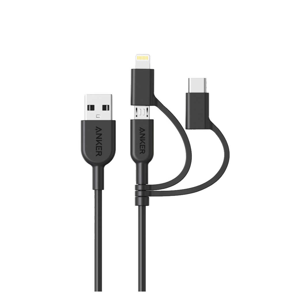 Anker PowerLine II 3 in 1 (0.9m)