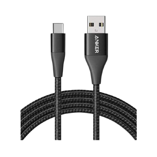 Anker PowerLine+ II USBC to USBA (1.8m/6ft) - Black