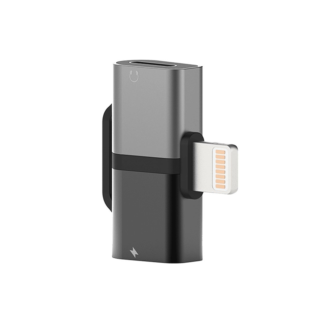 Wiwu ST02 Pro GeMini Dual Lightning Converter - Grey