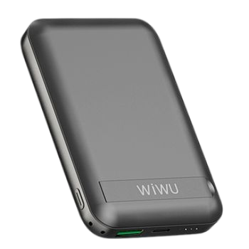 Wiwu Snap Cube Magnetic Wireless Charging 10000 Mah Power Bank - Black