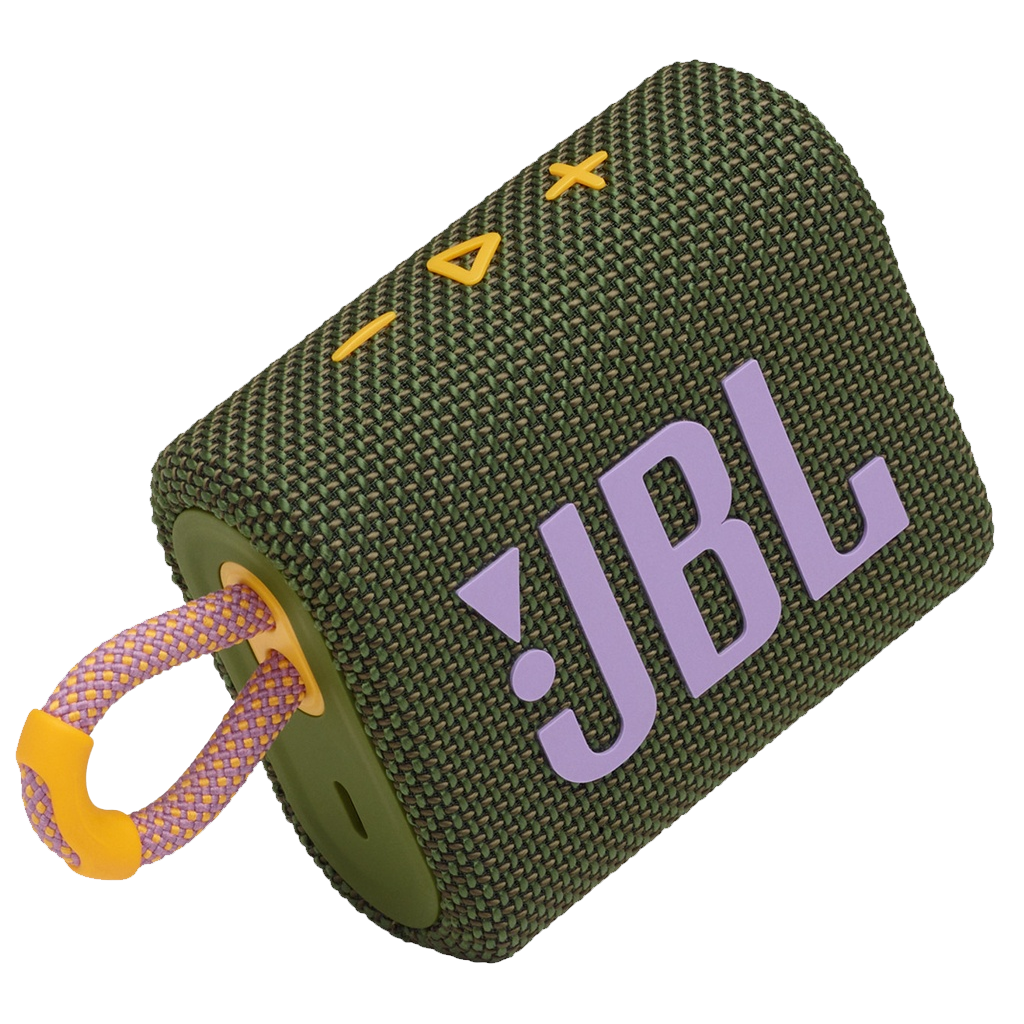 JBL GO 3 Portable Waterproof Wireless Speaker - Green