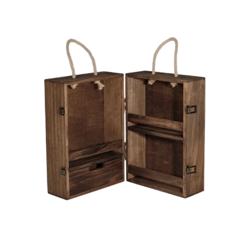 Naturehike Outdoor multi-layer seasoning cabinet - walnut