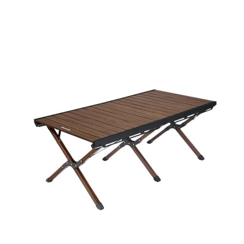 Naturehike aluminium alloy hanging egg roll table - Wood grain