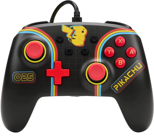 PowerA Enhanced Wired Controller for Nintendo Switch - Pikachu Arcade
