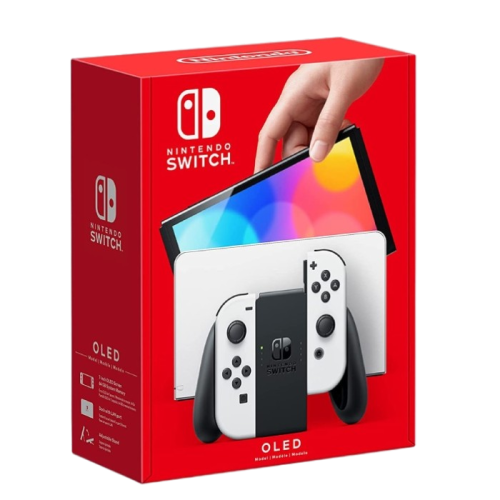 Nintendo Switch OLED Console with White Joy-Con