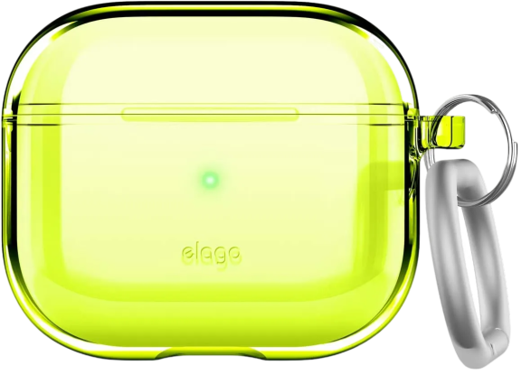 Elago AirPods 3 Clear Hang Case - Neon Yellow